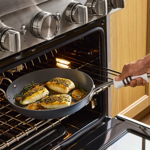 All-Clad HA1 Ceramic Nonstick Set of 2 Skillets, 10.5" & 12"