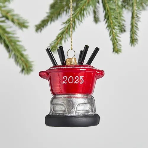 Sur La Table Fondue Pot 2025 Ornament