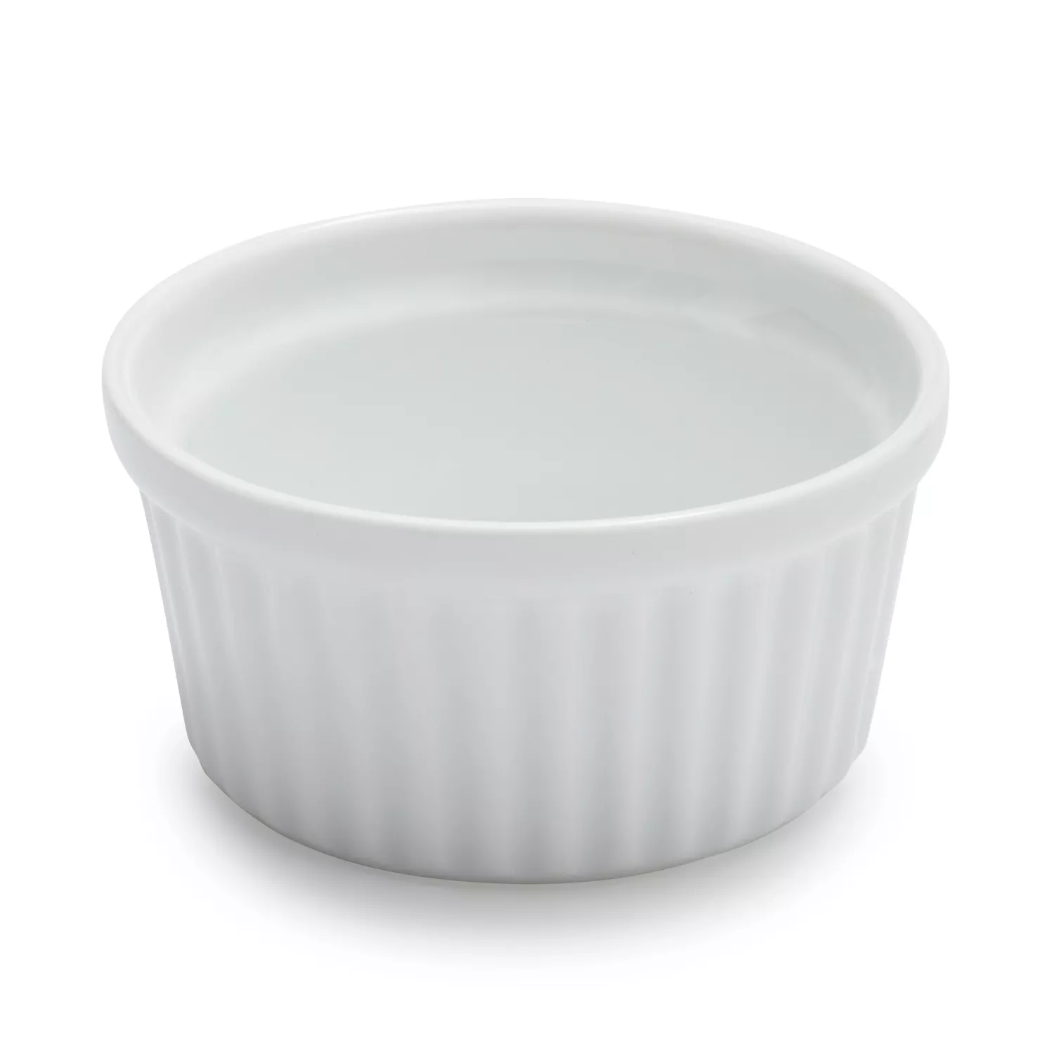 Sur La Table Porcelain Round Ramekin with Ribbed Side