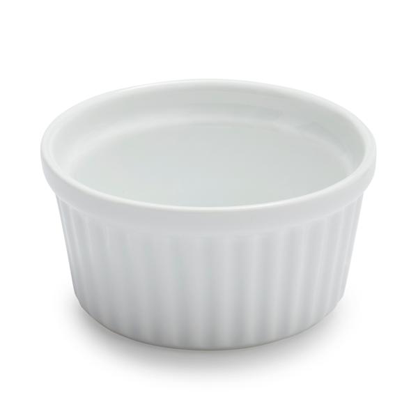 Sur La Table Porcelain Round Ramekin with Ribbed Side