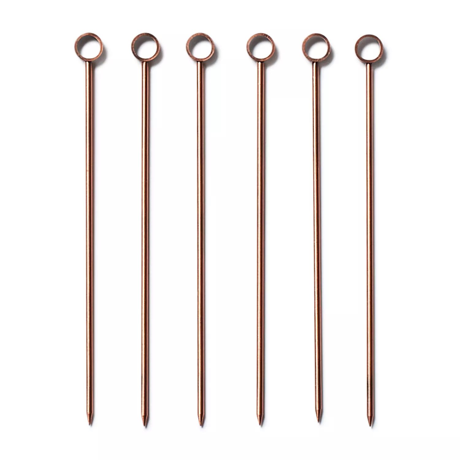 Sur La Table Antique Copper Cocktail Picks, Set of 6