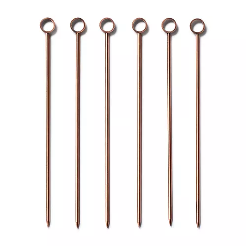 Sur La Table Antique Copper Cocktail Picks, Set of 6