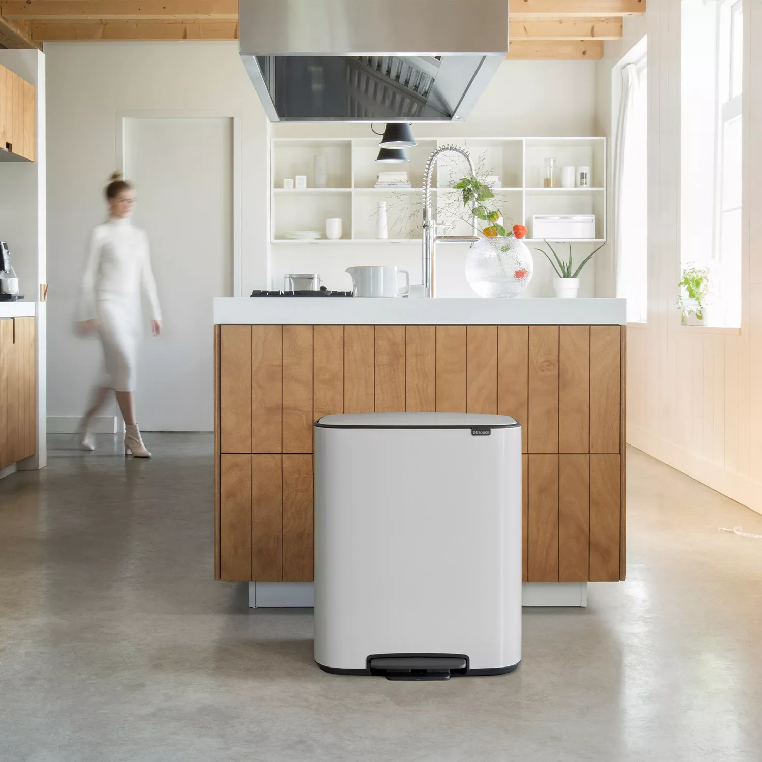 Brabantia Bo Step Bin, 2 x 30L