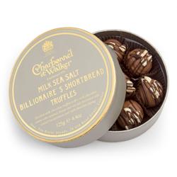 Charbonnel et Walker Milk Chocolate Sea Salt Billionaire’s Shortbread Truffles