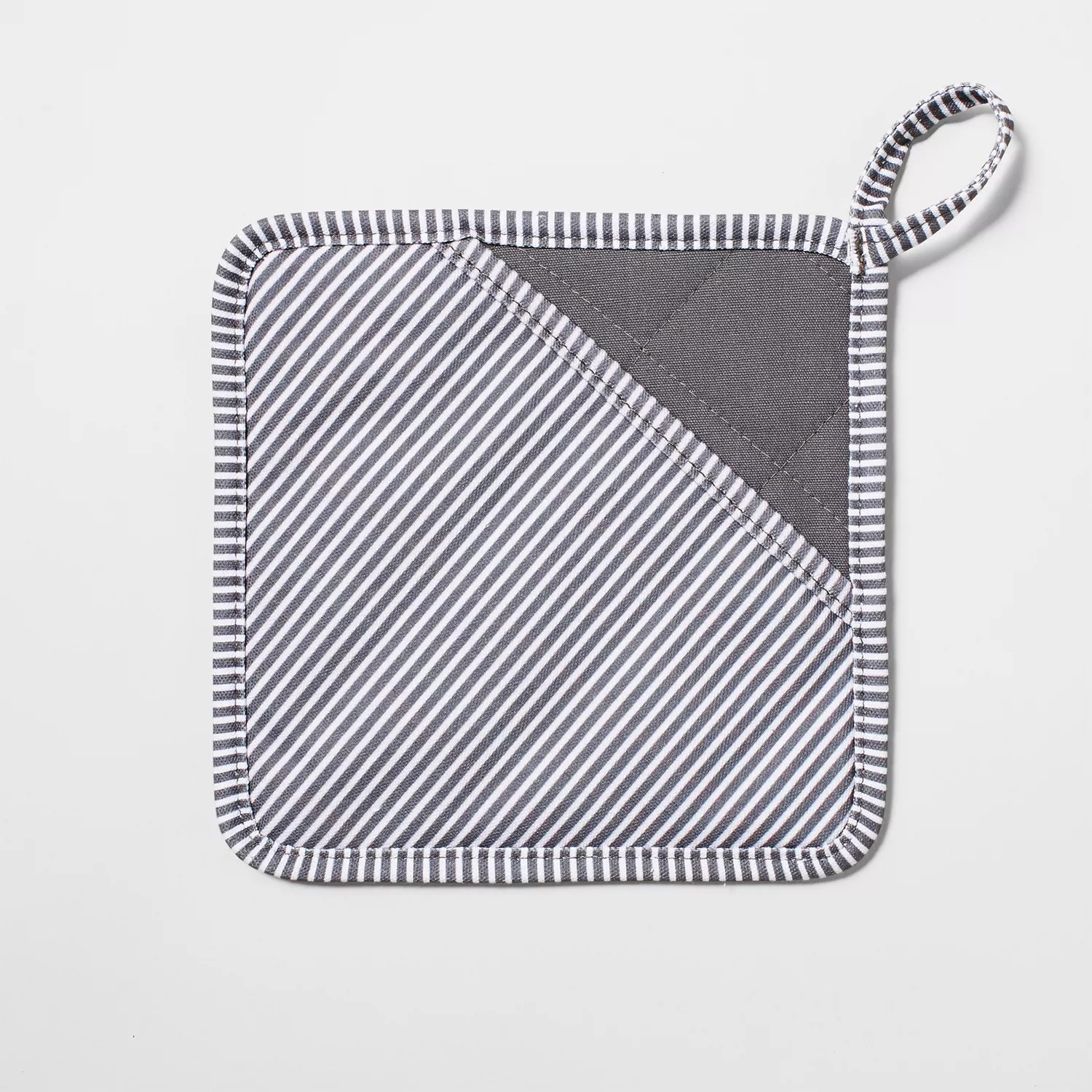 Sur La Table Silicone Striped Pot Holder