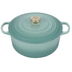 Le Creuset Signature Round Dutch Oven, 7.25 qt. I love how it cooks evenly and the clean up is easy