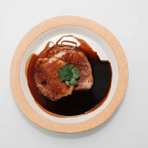 Roasted Pork Loin with Balsamic Sauce