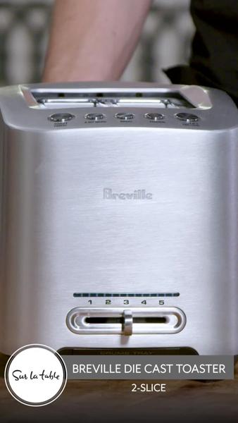 Breville 4-Slice BTA840XL Die-Cast Smart Toaster, Stainless Steel