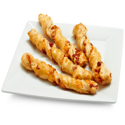 Gaston&#8217;s Bakery Bacon Cheddar Puff Pastry Twists