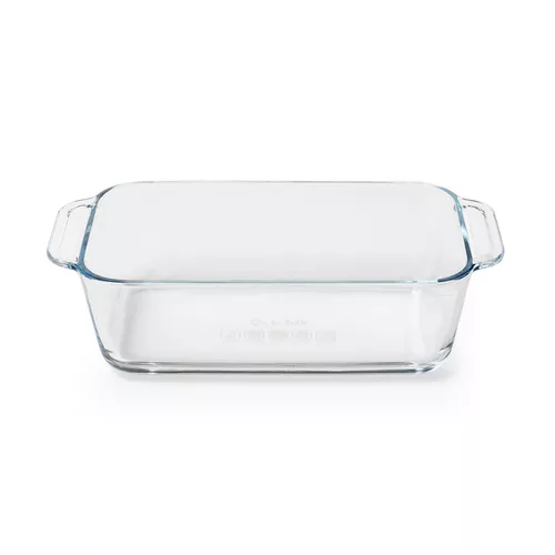 Vintage French Arcuisine Clear Glass Baking Dish, Refrigerator Box, Oven to  Tableware 