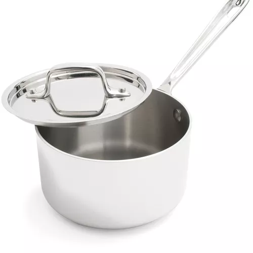 All-Clad D3 Stainless Steel Saucepan with Lid