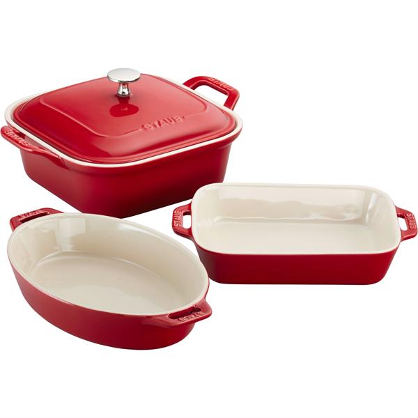 Staub Stoneware 4-Piece Baking Dish Set