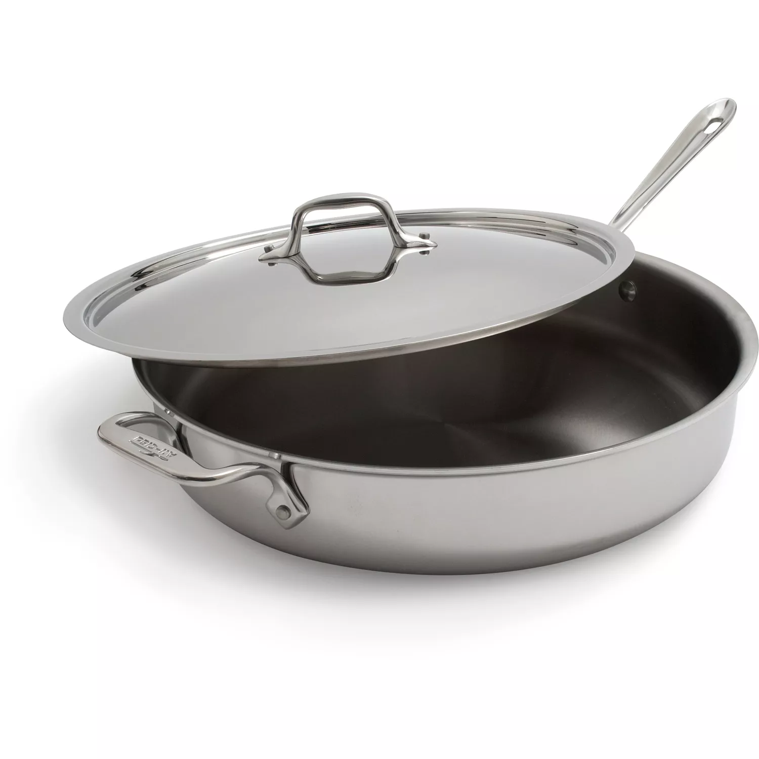 All-Clad D3 Stainless Steel Covered Sauté Pan