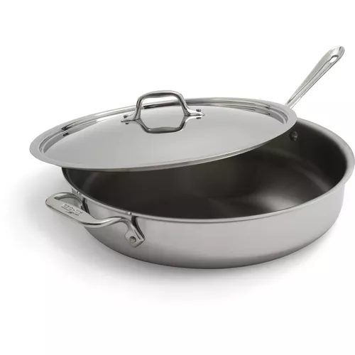 All-Clad D3 Stainless Steel Covered Sauté Pan