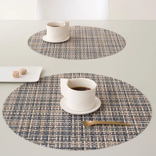 Chilewich Basketweave Round Placemat, 15&#34;