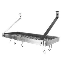 Enclume Gourmet Hammered Steel Bookshelf Wall Racks