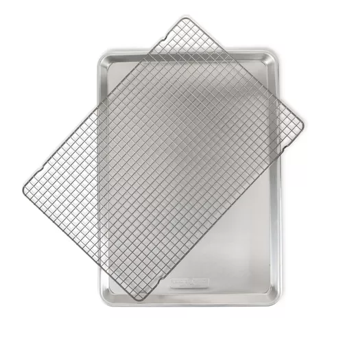 Nordic Ware Prism Quarter Sheet 2 Pack - Silver