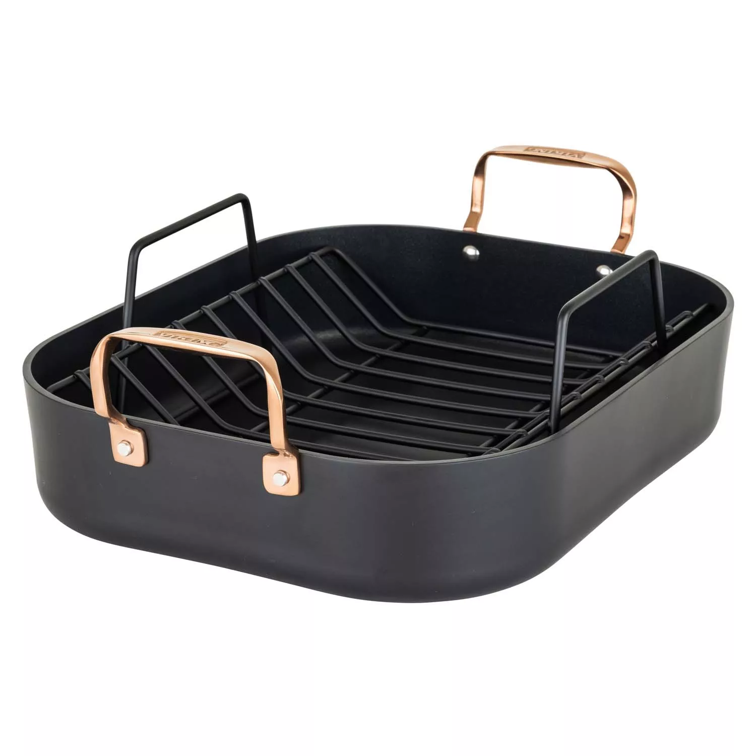 Nordic Ware Extra Large Copper Turkey Roaster with Rack
