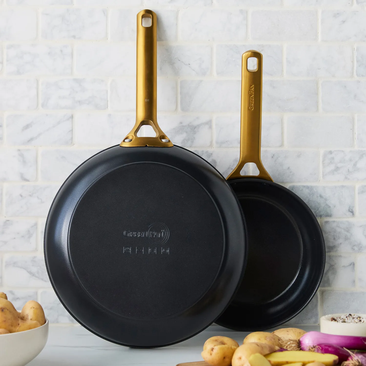 GreenPan Reserve Pro Skillets, Set of 2