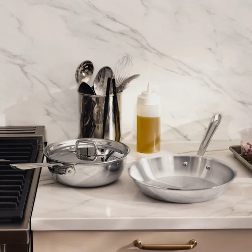 All-Clad D3 Stainless Steel Chef's Choice 3-Piece Cookware Set