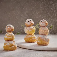 Online Family Fun: Cream Puff Snowpeople (Eastern Time)