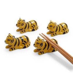 Sur La Table Lunar New Year Tiger Chopstick Rests, Set of 4