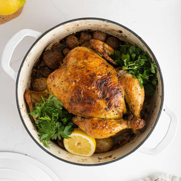 Whole Roasted Chermoula Chicken