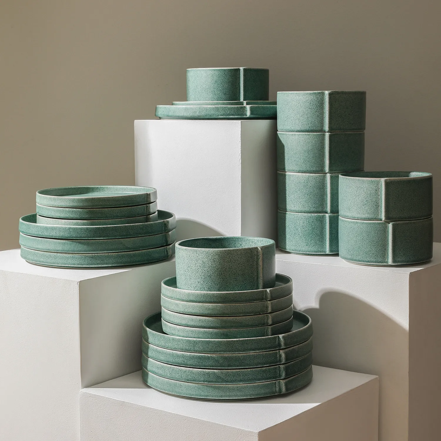 Stone Lain Bao Stoneware 12-Piece Dinnerware Set