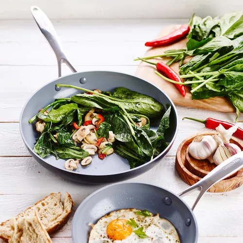 GreenPan Valencia Pro Ceramic Nonstick Skillets, Set of 2, 8" & 10"