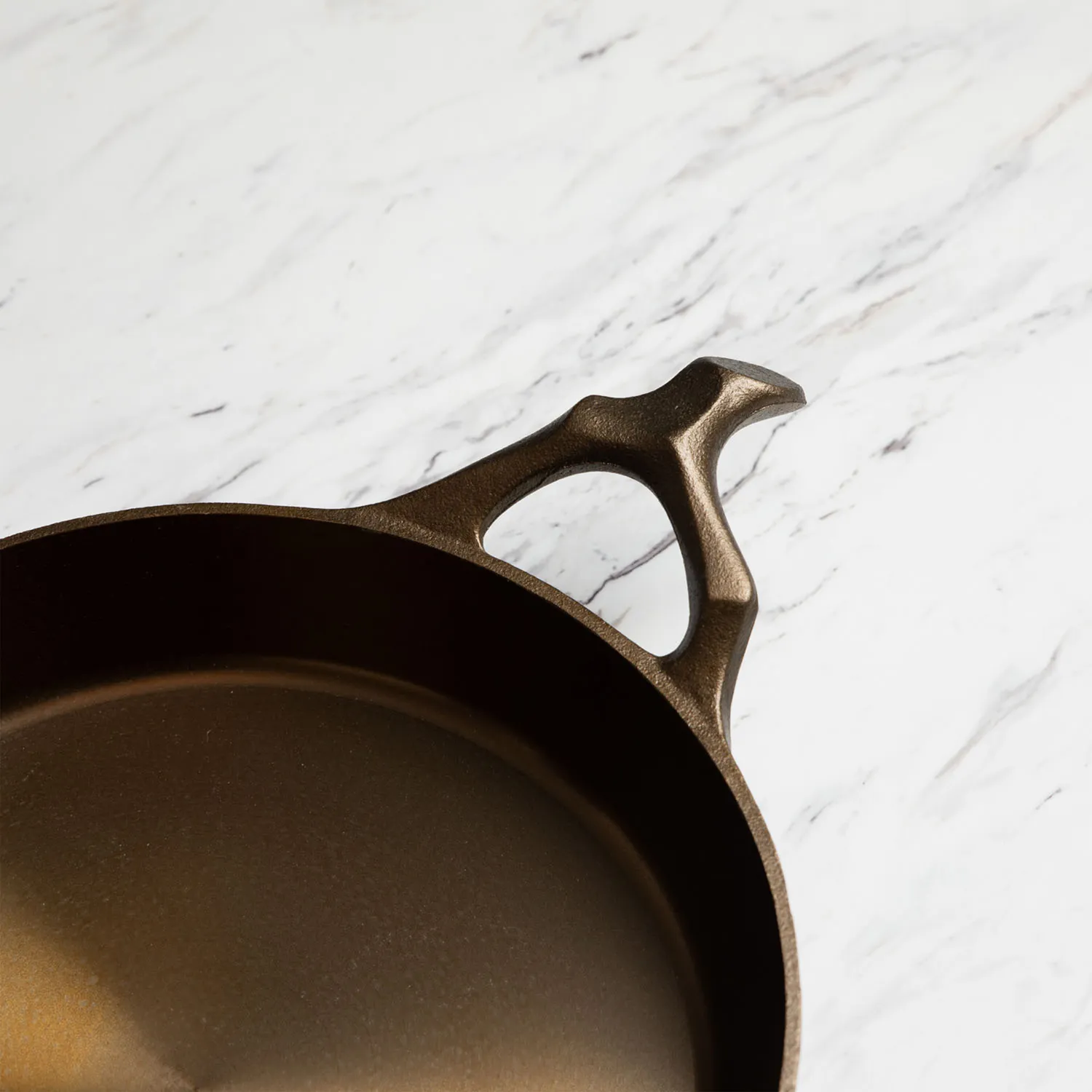 Nest Polished Cast Iron Open Braising Pan, 12"