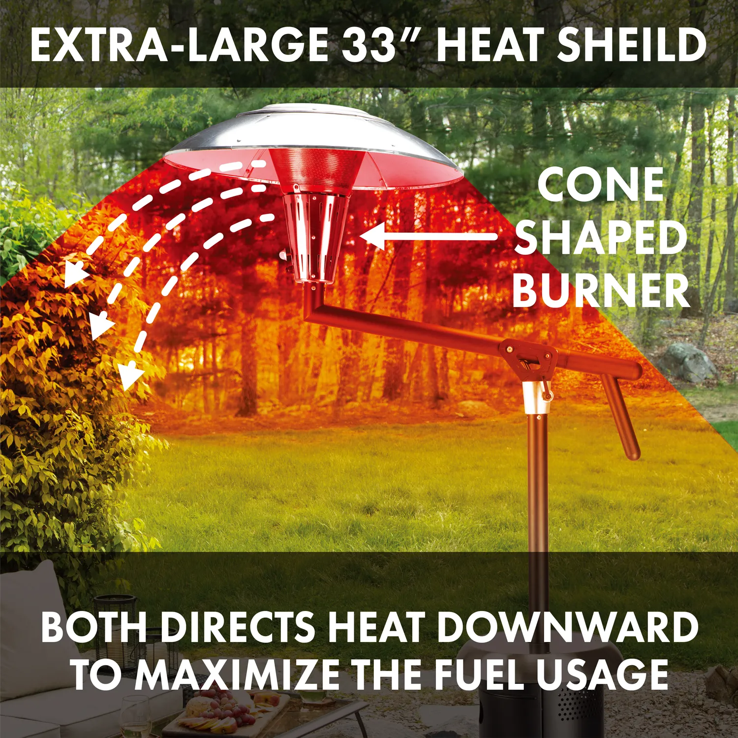 Cuisinart Perfect Position Propane Patio Heater