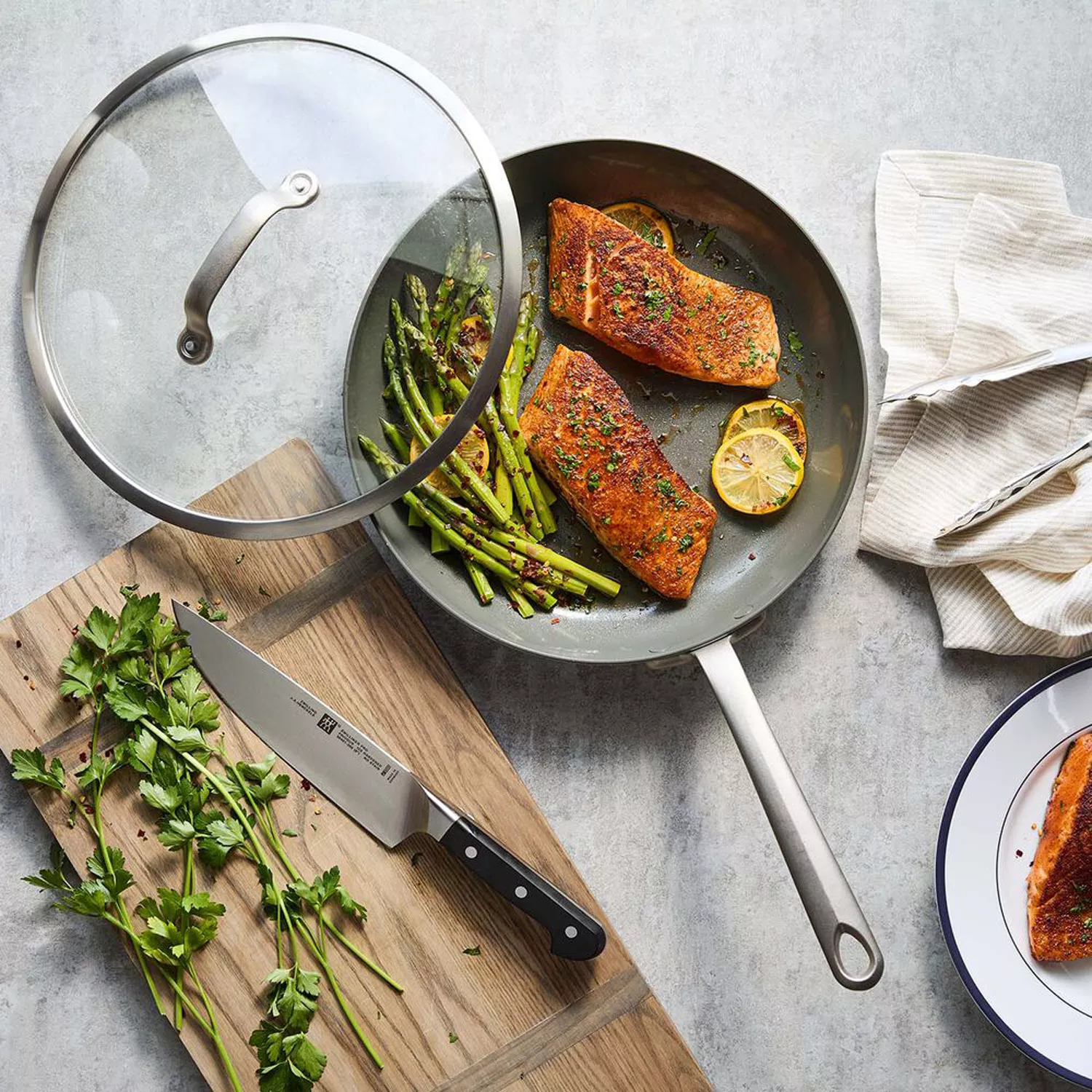 GreenPan Craft Steel Nonstick Skillet with Lid, 12"