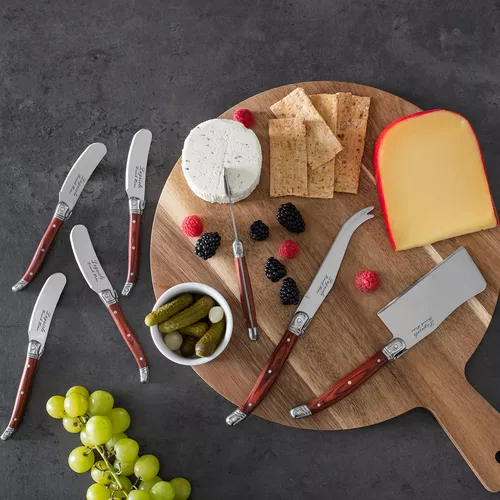 French Home 7-Piece Laguiole Cheese Knife & Spreader Set, 7 Piece