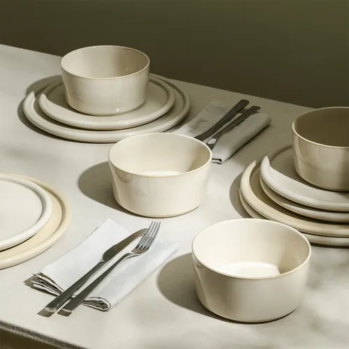 Stone Lain Eden Stoneware 12-Piece Dinnerware Set