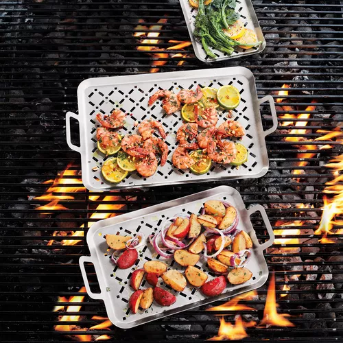 Sur La Table Stainless Steel Grill Grids, Set of 3