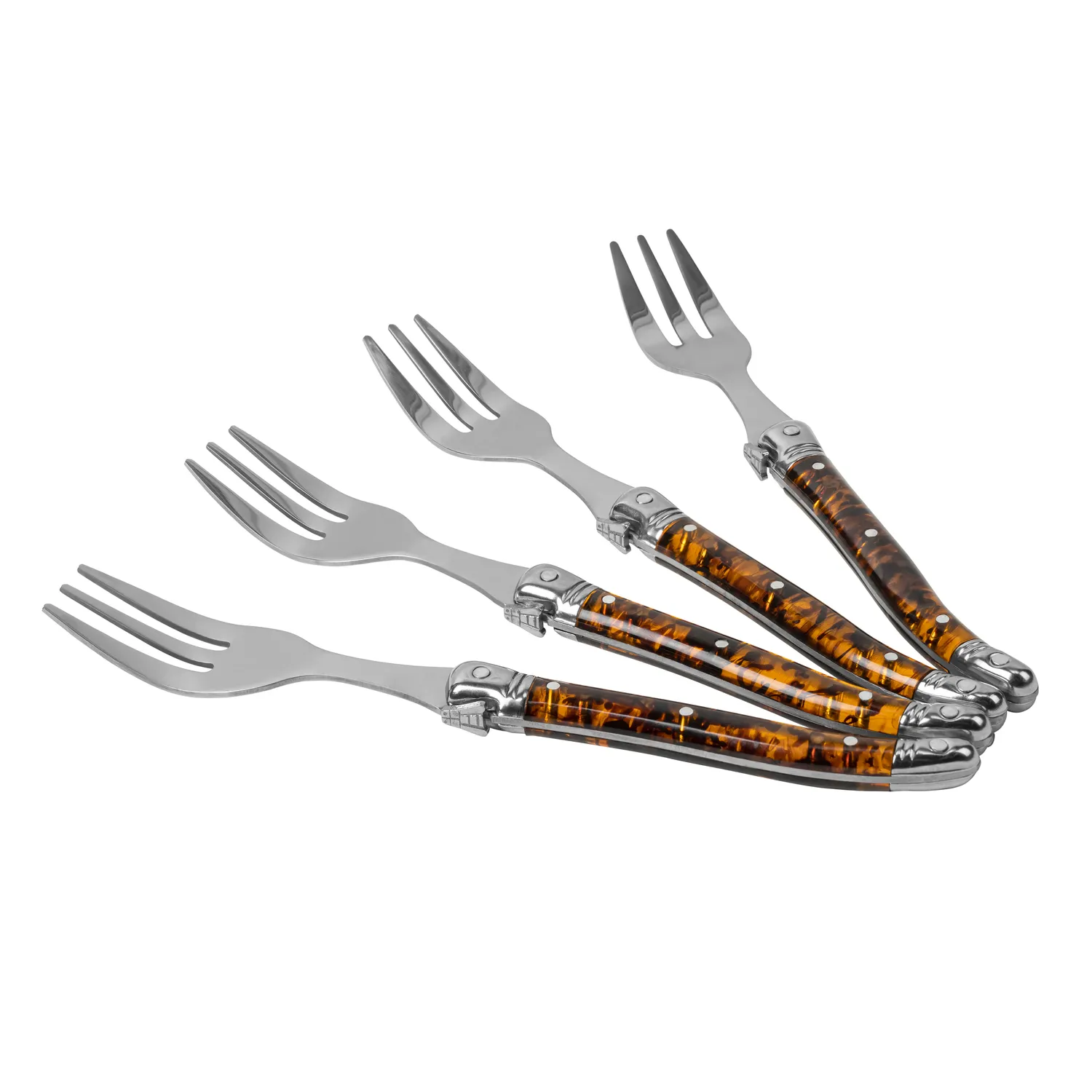French Home Laguiole Cake Forks, Set of 4