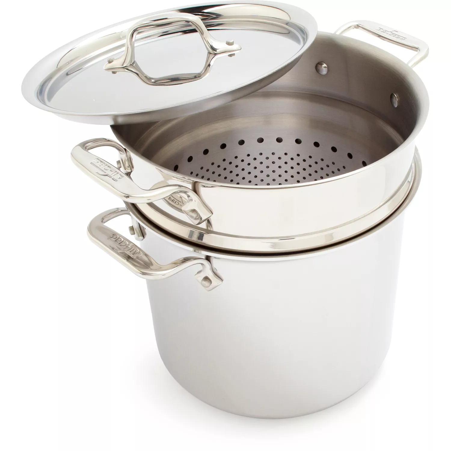 All-Clad d3 Stainless Steel Pasta Pentola, 7 qt.