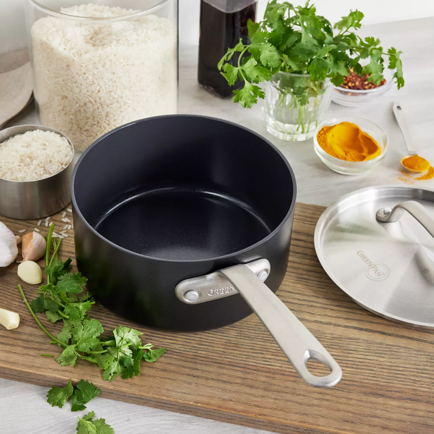 GreenPan Craft Noire 13-Piece Cookware Set, Black