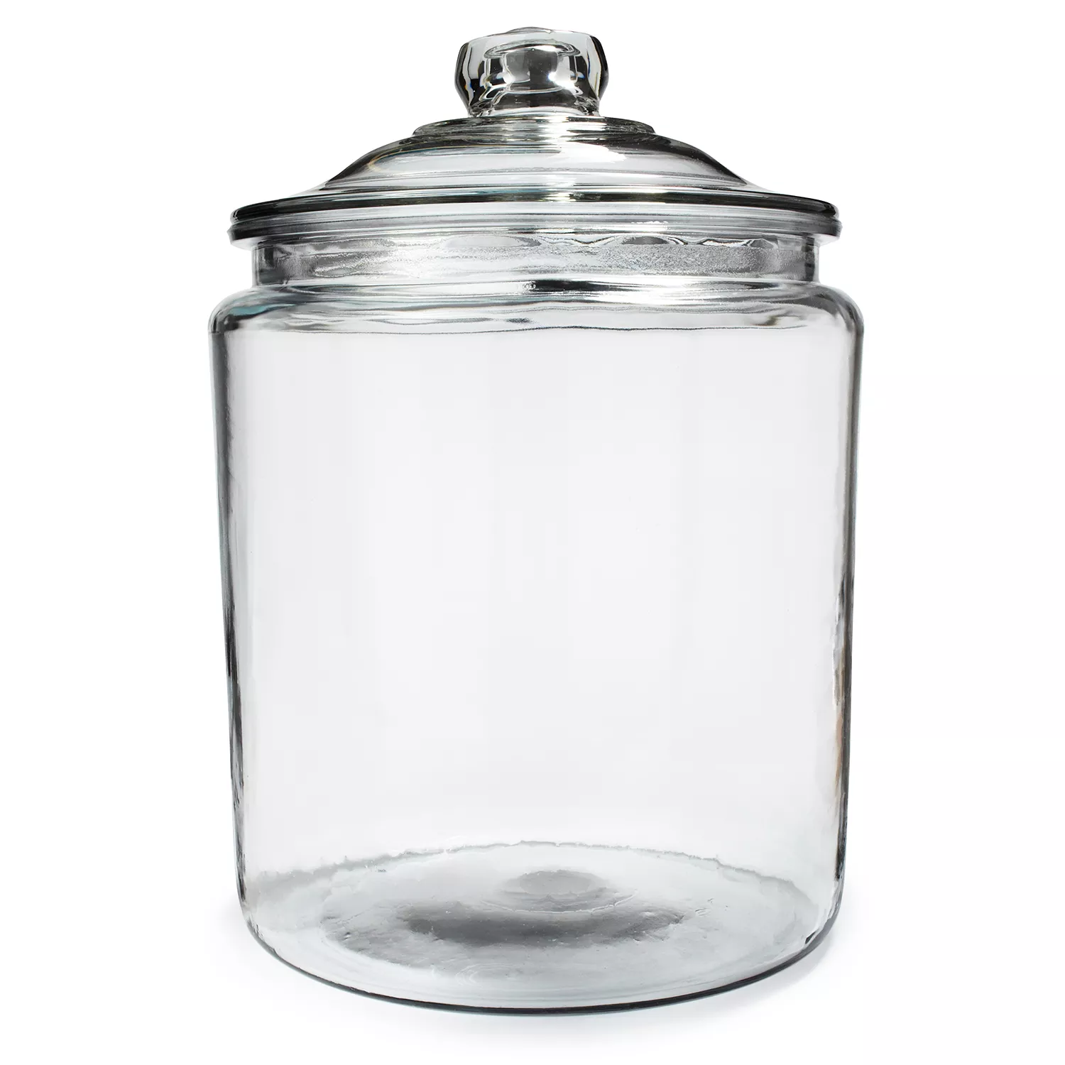 Anchor Hocking Glass Heritage Hill Jar with Glass Cover, Clear, 3 qt