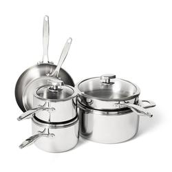 Scanpan CSP Stainless Steel Uncoated 10-Piece Cookware Set