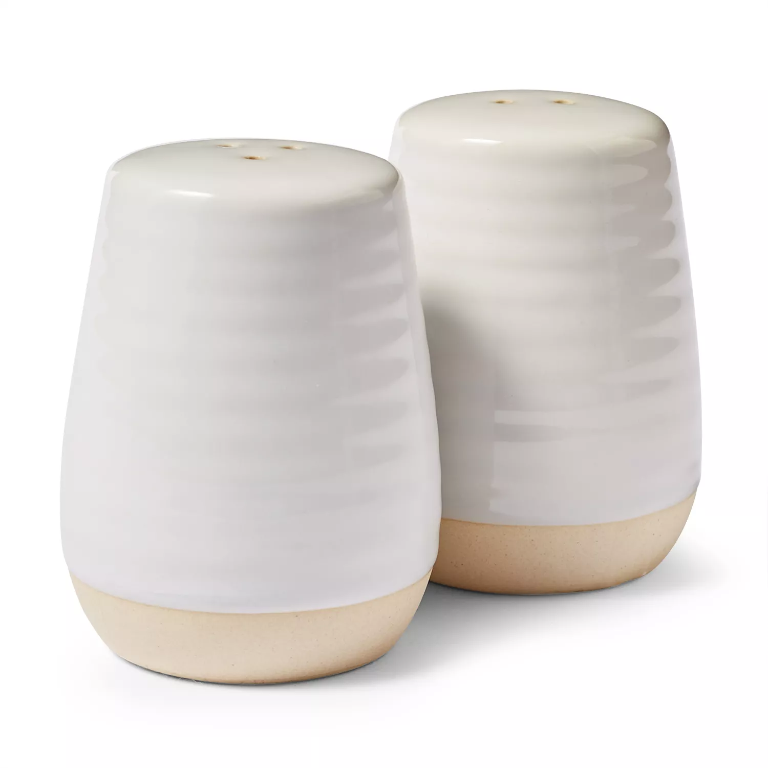  Le Creuset Stoneware Salt & Pepper Shakers Set of 2, 4