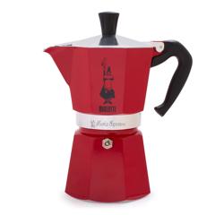 Bialetti Red Moka Express 6-Cup Espresso Maker Great Moka Pot