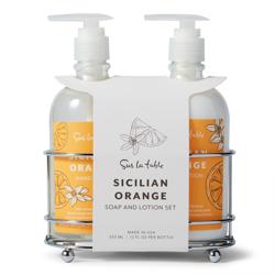 Sur La Table Sicilian Orange Soap & Lotion Caddy Set Sicilian Orange hand lotion is wonderful