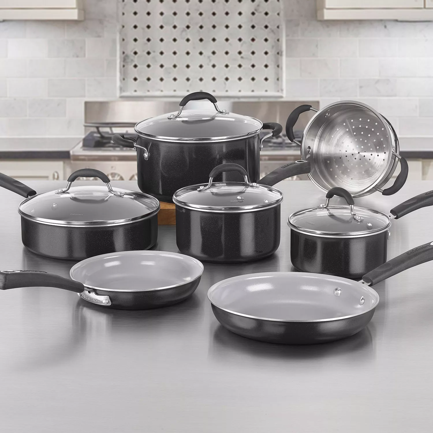 Cuisinart Advantage Ceramica XT Nonstick 11-Piece Cookware Set