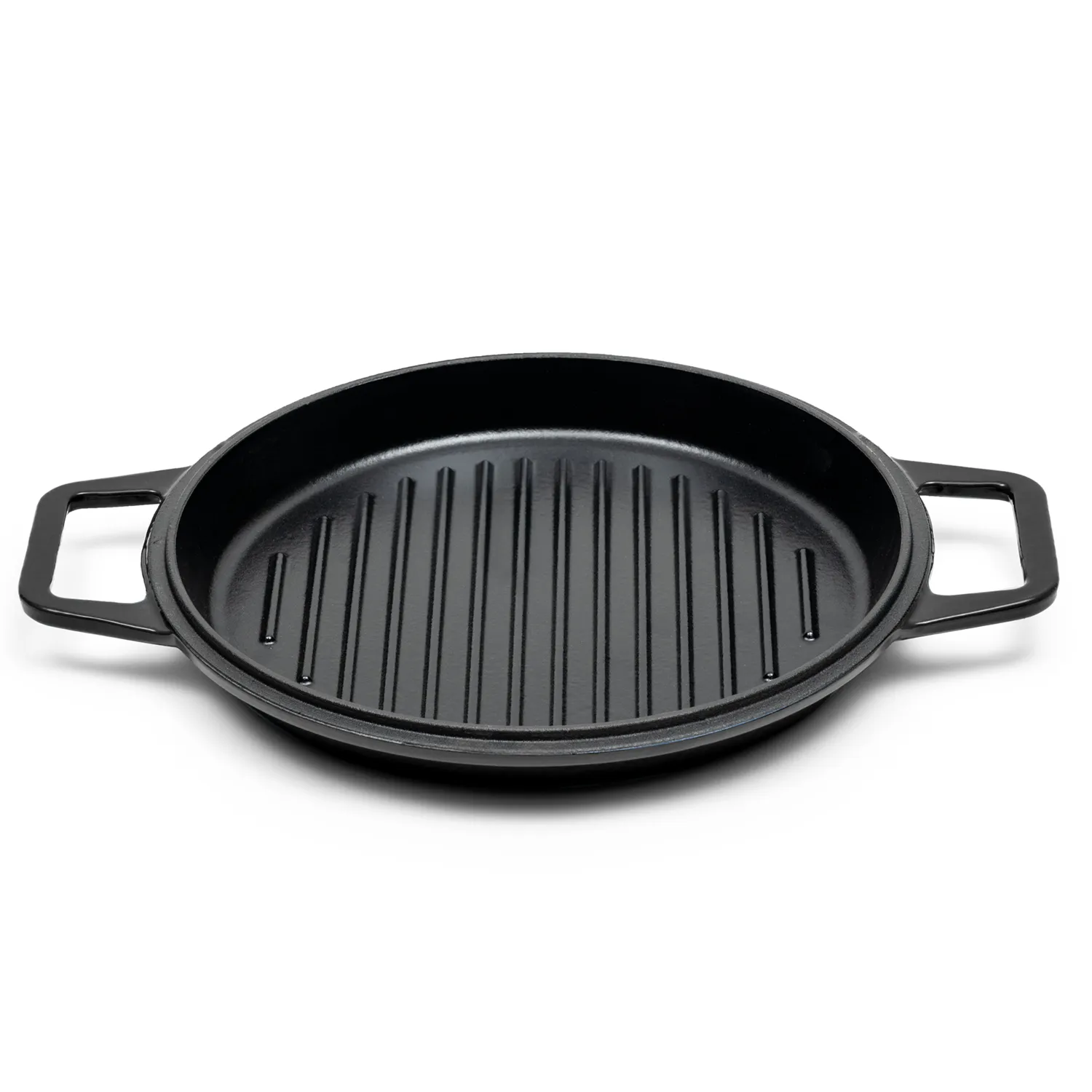 Misen Enameled Cast Iron Dutch Oven with Grill Pan Lid, 7 qt.