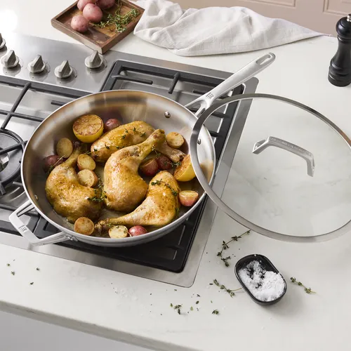 Zwilling Motion Stainless Steel Sauté Pan, 5 qt.