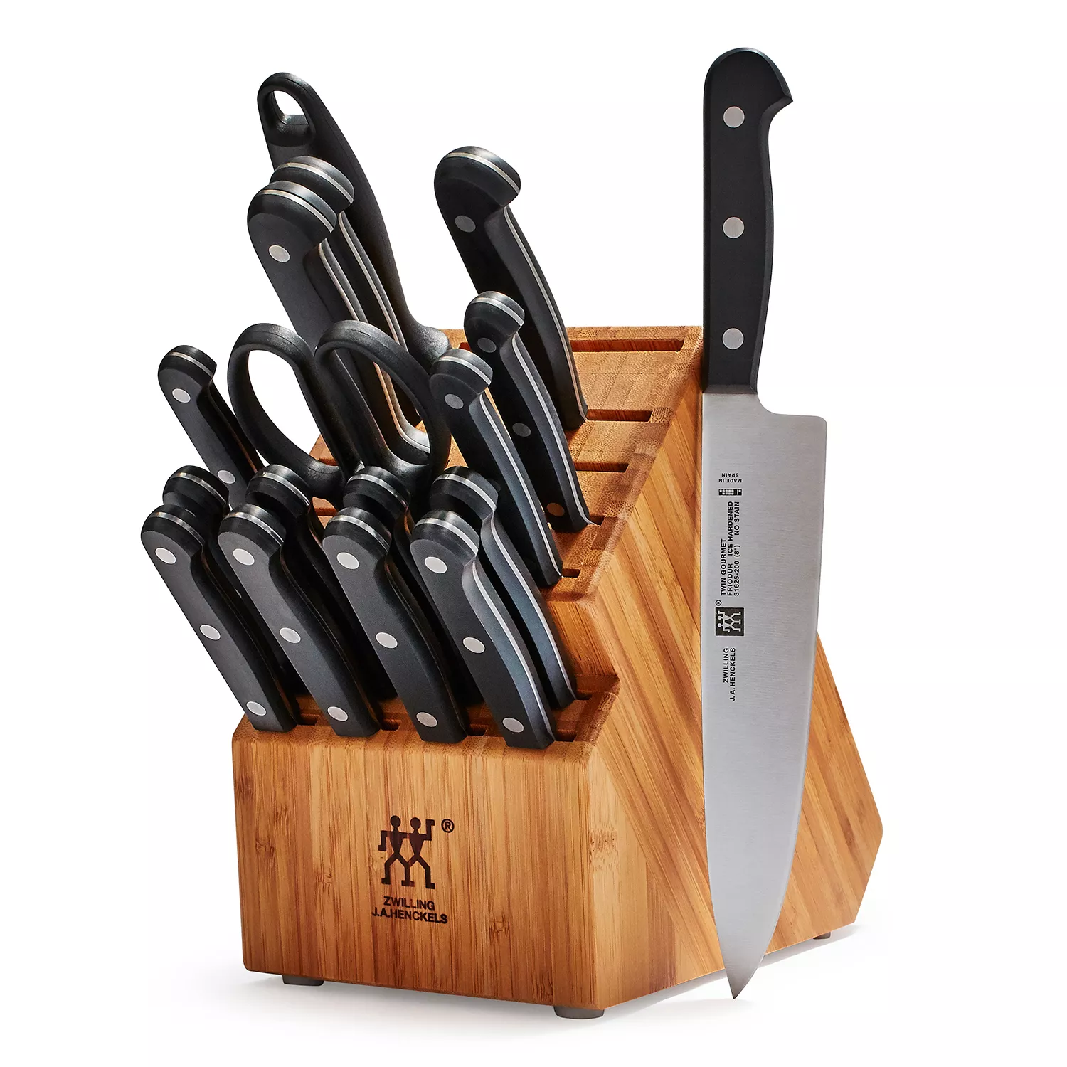 Zwilling J.A. Henckels Twin Gourmet 18-Piece Knife Block Set | Sur La Table