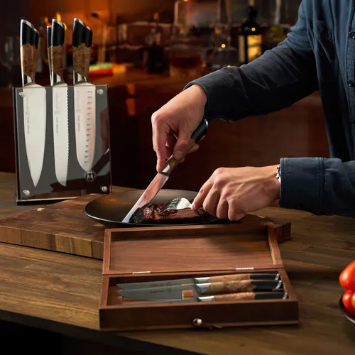 Schmidt Brothers Fusion 4-Piece Steak Knife Set