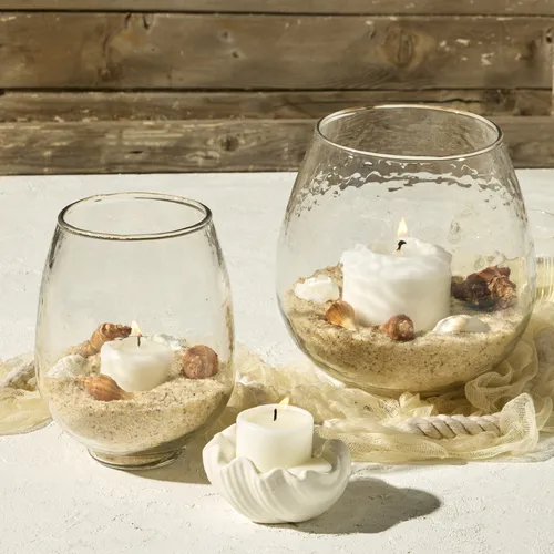 Sur La Table Glass Hurricane 6.25"