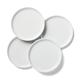 White Coupe Plates